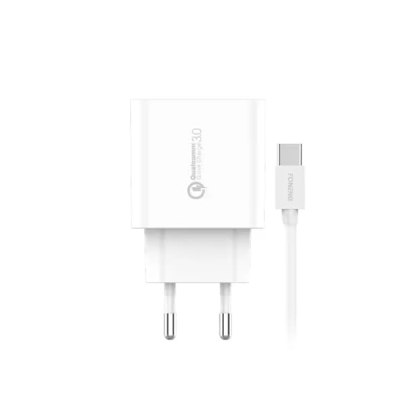 FONENG EU46 18W QC3 Fast Charger with Type C Cable