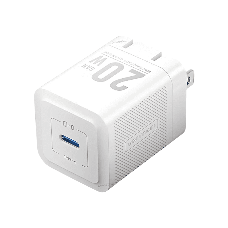 VENTION FEPW0-US 20W 1-Port USB-C GaN Fast Charger - US Plug